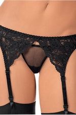Black Lace Garter Belt