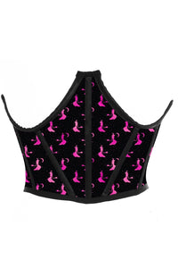 Daisy Corsets Underbust Open Cup Witches Satin Waist Cincher in Black  from SexyShoes.com