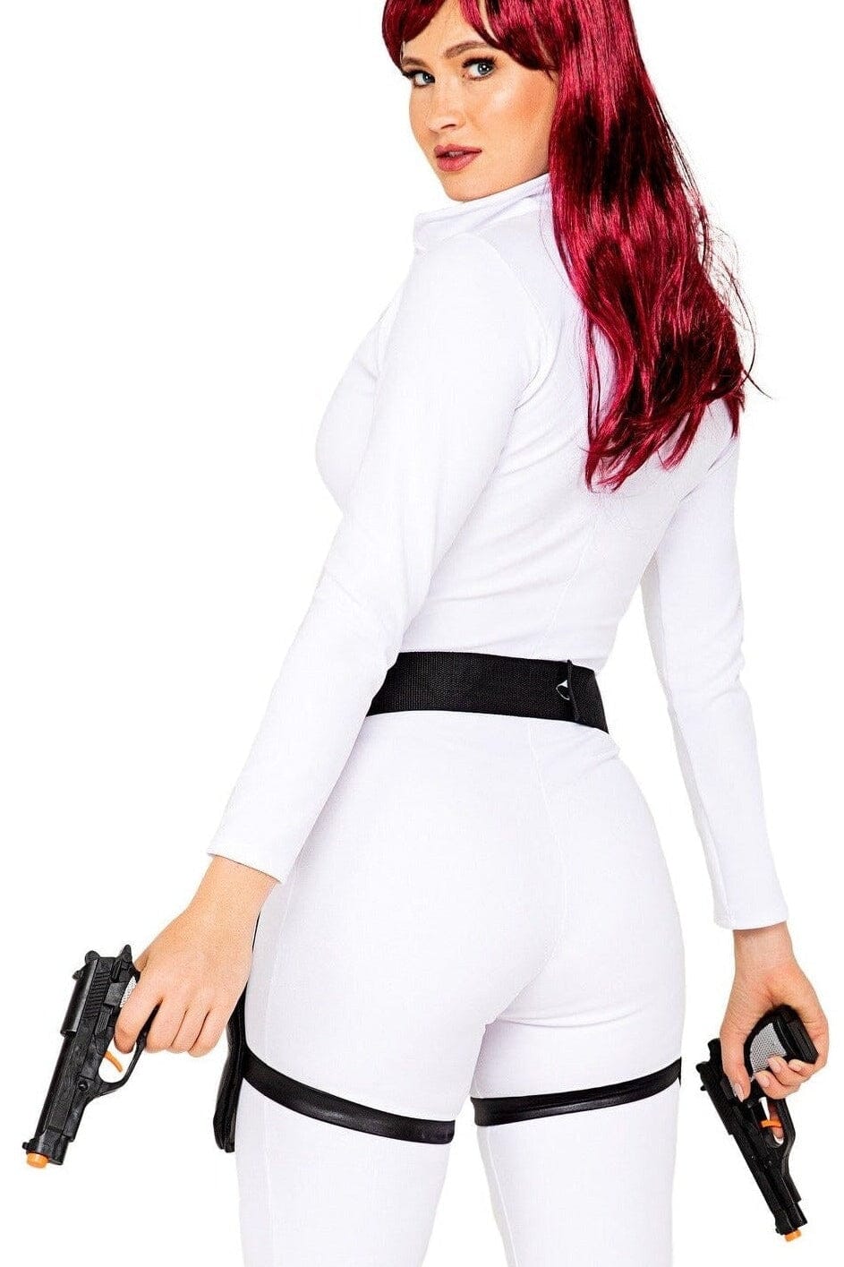 Roma Costumes Black Ops Spy Costume in White 