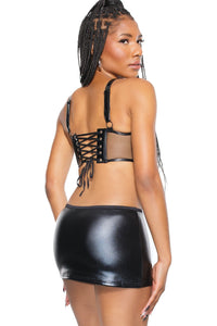 Boned Seams Corset-Fetish Corsets-SEXYSHOES.COM
