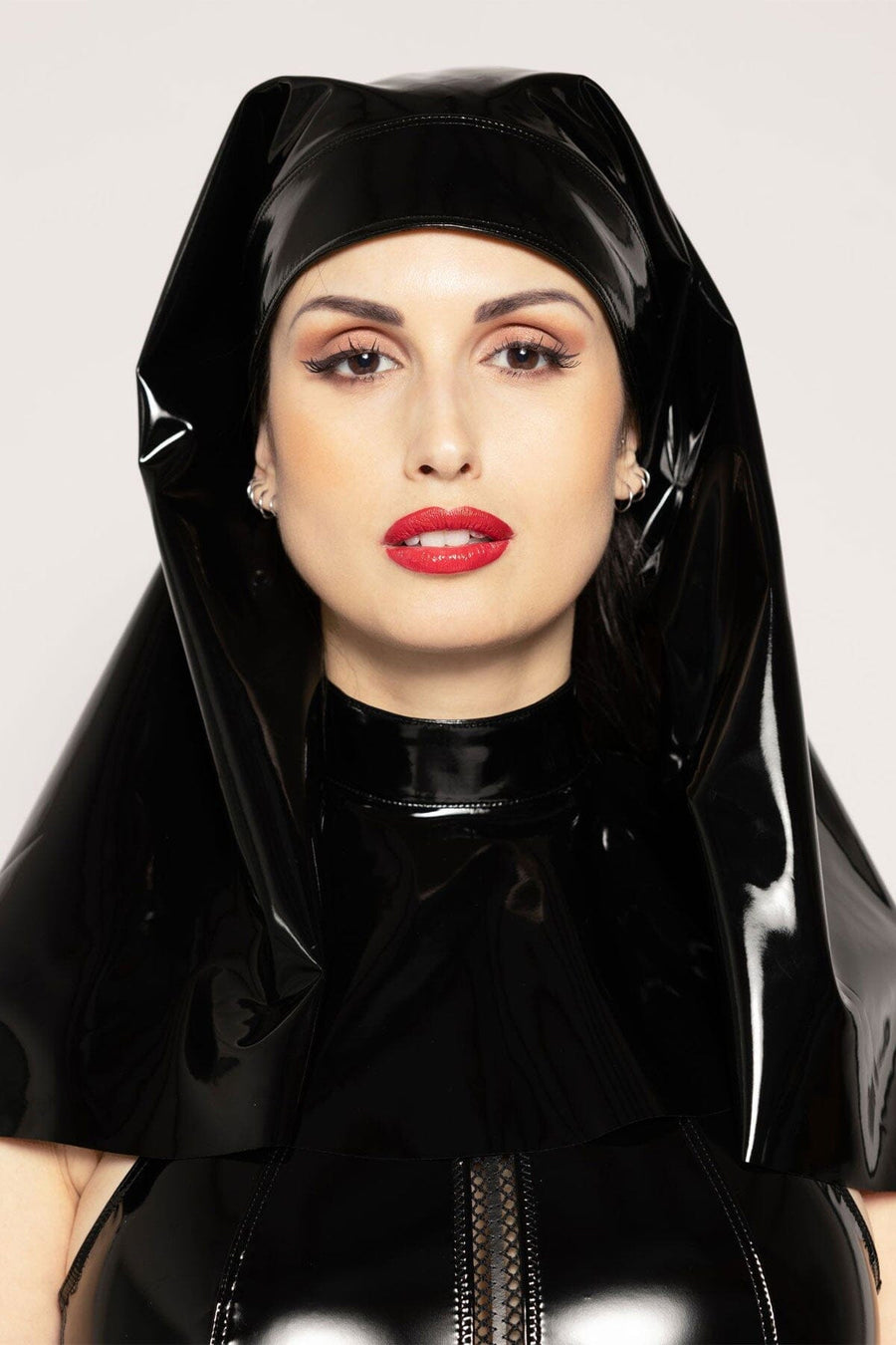 Boreal Black Vinyl Headband-Tiara Head Band-SEXYSHOES.COM