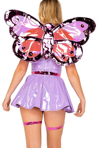 Roma Costumes Butterfly Beauty Costume in Purple 