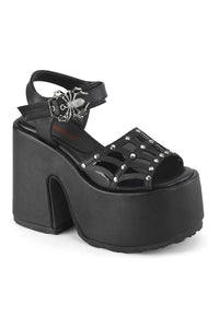 Demonia CAMEL-17 Black Vegan Leather Sandal in Black Vegan Leather from SexyShoes.com
