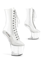 CRAZE-1040C Clear Vinyl Ankle Boot