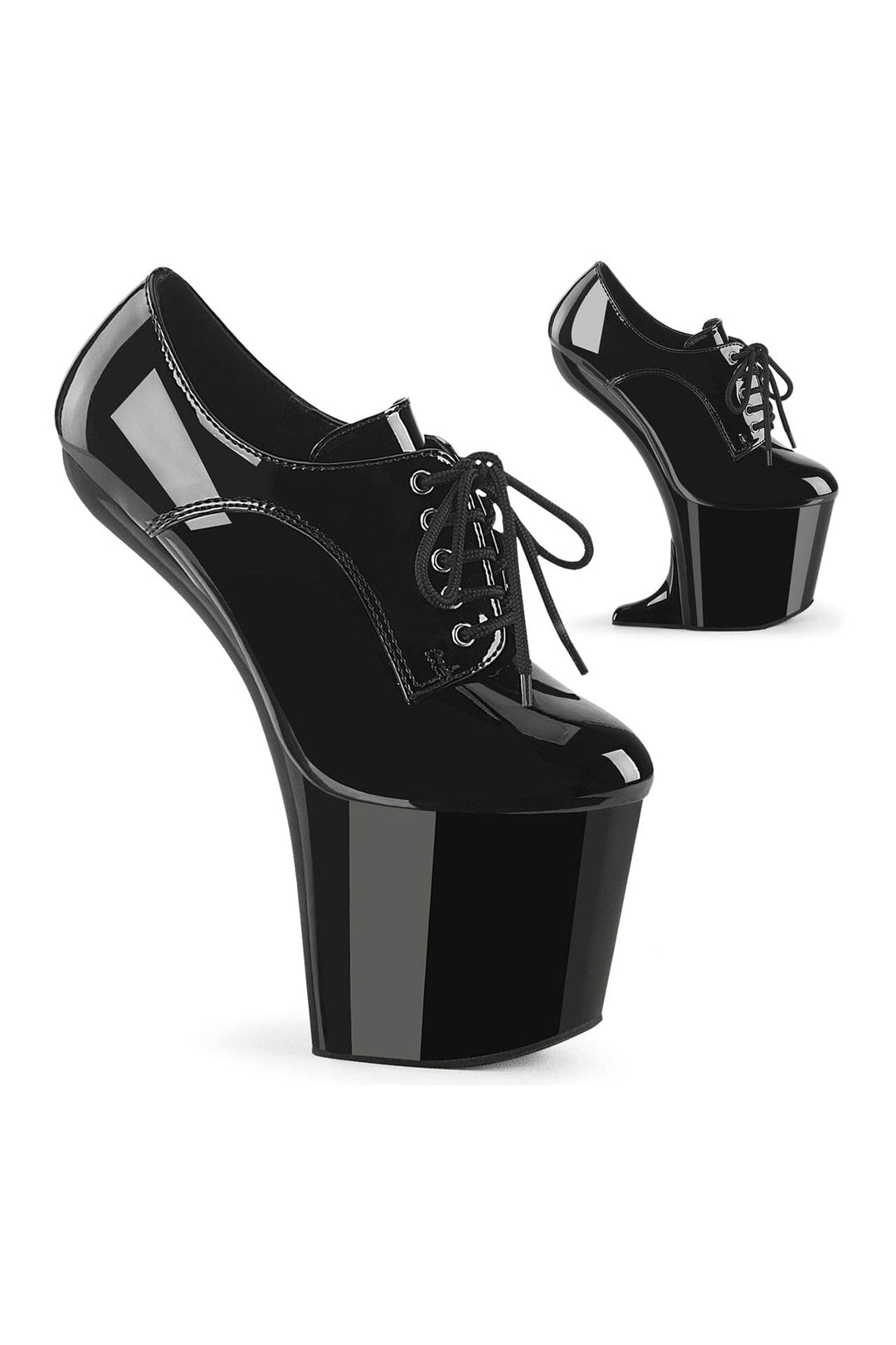 CRAZE-860 Black Patent Pump-Pumps- Stripper Shoes at SEXYSHOES.COM