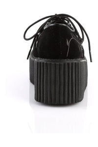 Demonia CREEPER-219 Black Hologram Patent Creeper in Black Hologram Patent