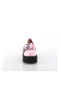 Demonia CREEPER-230 Pink Hologram Patent Creeper in Pink Hologram Patent