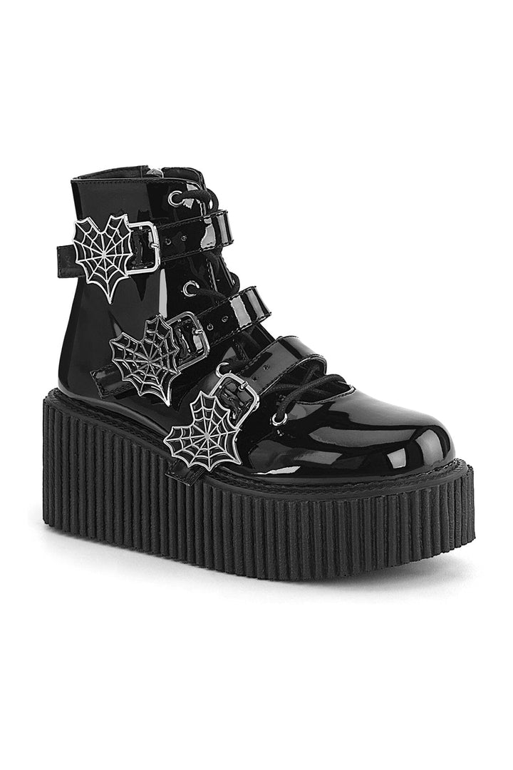 CREEPER-260 Black Patent Creeper-Creepers-Demonia-Black-10-Patent-SEXYSHOES.COM