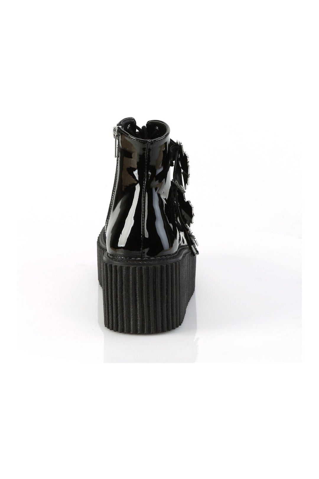 Demonia CREEPER-260 Black Patent Creeper in Black Patent