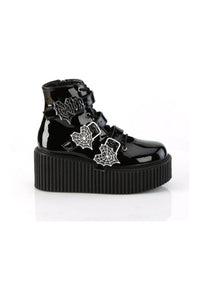 Demonia CREEPER-260 Black Patent Creeper in Black Patent