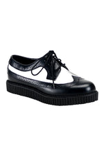CREEPER-608 Black Patent Creeper