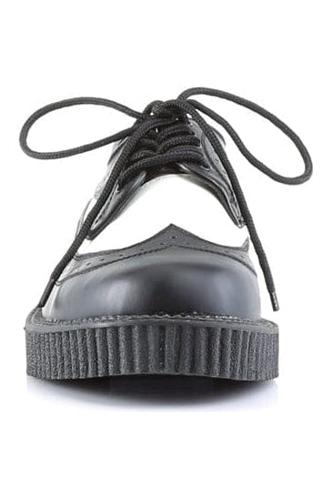CREEPER-608 Black Patent Creeper