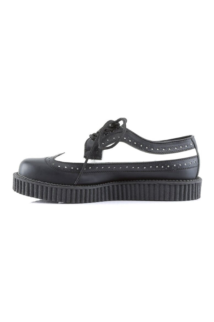 CREEPER-608 Black Patent Creeper-Creepers-Demonia-SEXYSHOES.COM