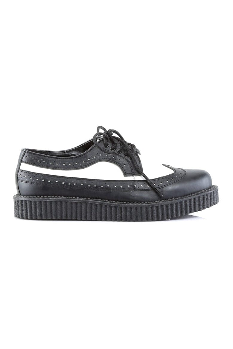 Demonia CREEPER-608 Black Patent Creeper in Black Patent