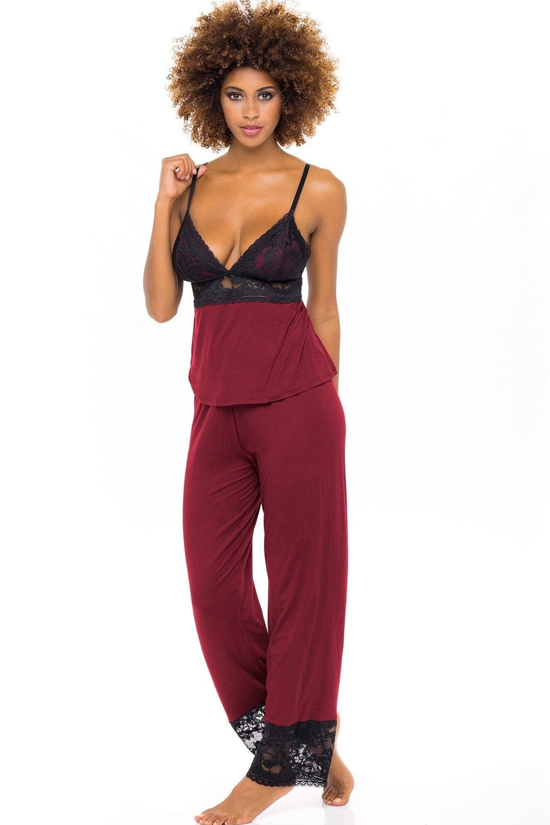 Camisole With Matching Pant Set-Sleepwear-Oh La La Cheri-SEXYSHOES.COM