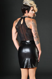 Madame XY by Patrice Catherine Mesh Top in Black Mesh