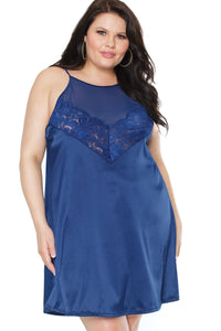 Coquette Chemise in Blue  from SexyShoes.com