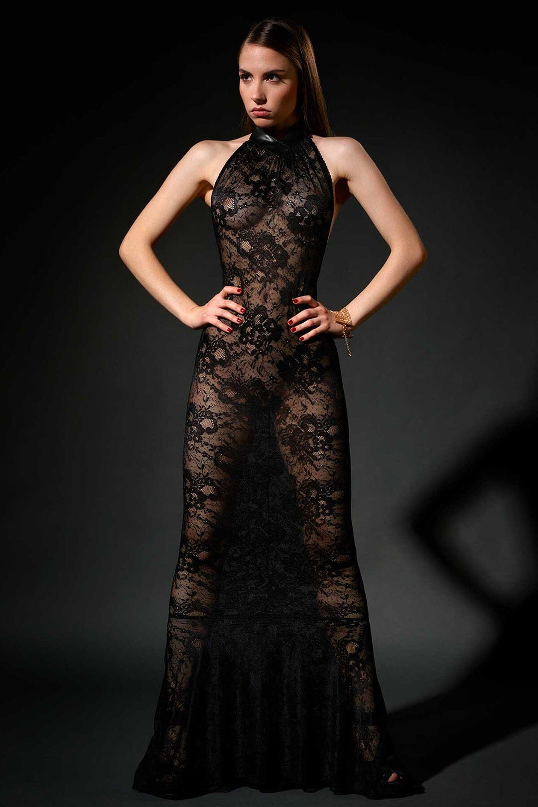 Chihiro Lace Dress-Fetish Dresses-Les P'tites Folies-SEXYSHOES.COM