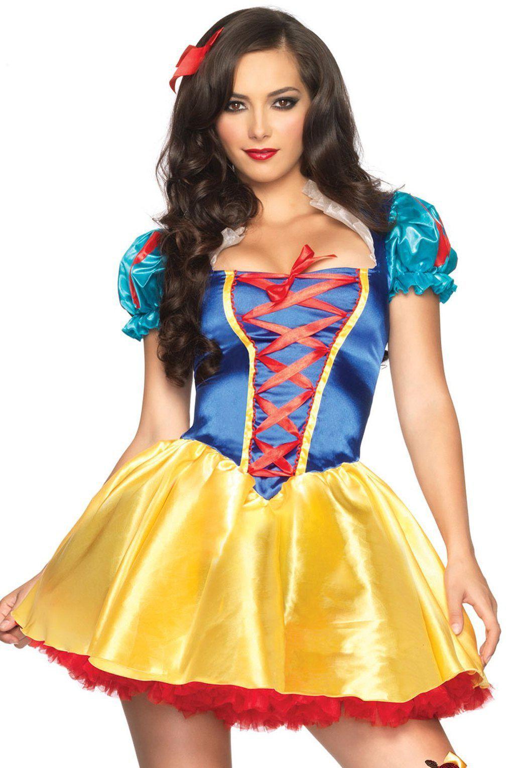 Classic Snow White Costume-Princess Costumes-Leg Avenue-SEXYSHOES.COM