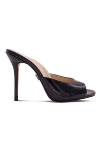 Sexyshoes Signature Micro Stiletto Sexy Mule in Black Patent
