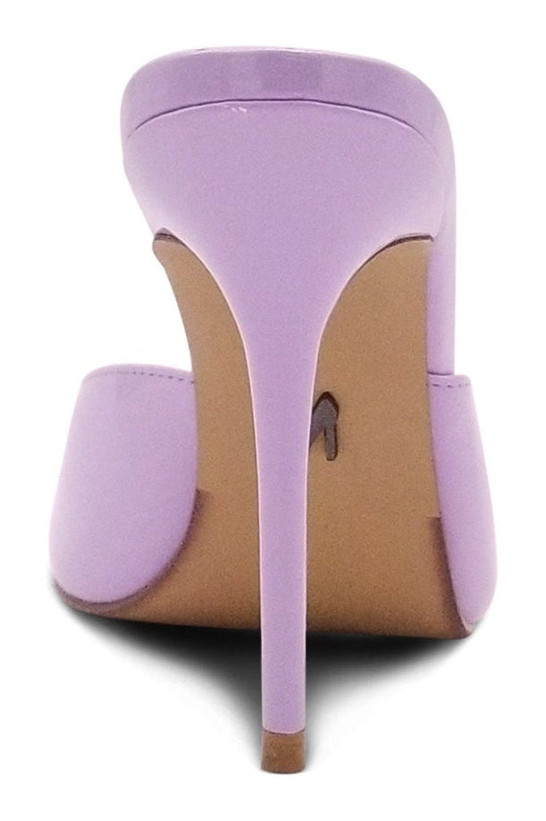 Sexyshoes Signature Micro Stiletto Sexy Mule in Lavender Patent