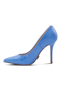 Sexyshoes Signature Super Sexy Classic Pump with Micro Stiletto Heel in Turquoise Patent