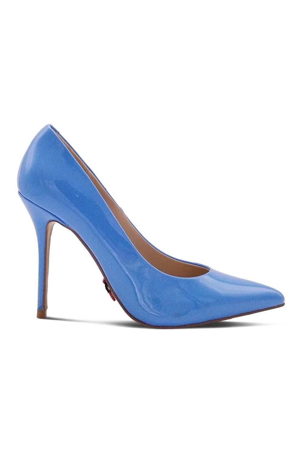 Sexyshoes Signature Super Sexy Classic Pump with Micro Stiletto Heel in Turquoise Patent