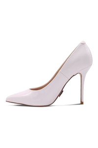 Sexyshoes Signature Super Sexy Classic Pump with Micro Stiletto Heel in White Patent