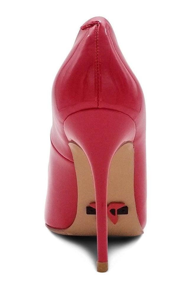 Sexyshoes Signature Super Sexy Classic Pump with Micro Stiletto Heel in Red Patent