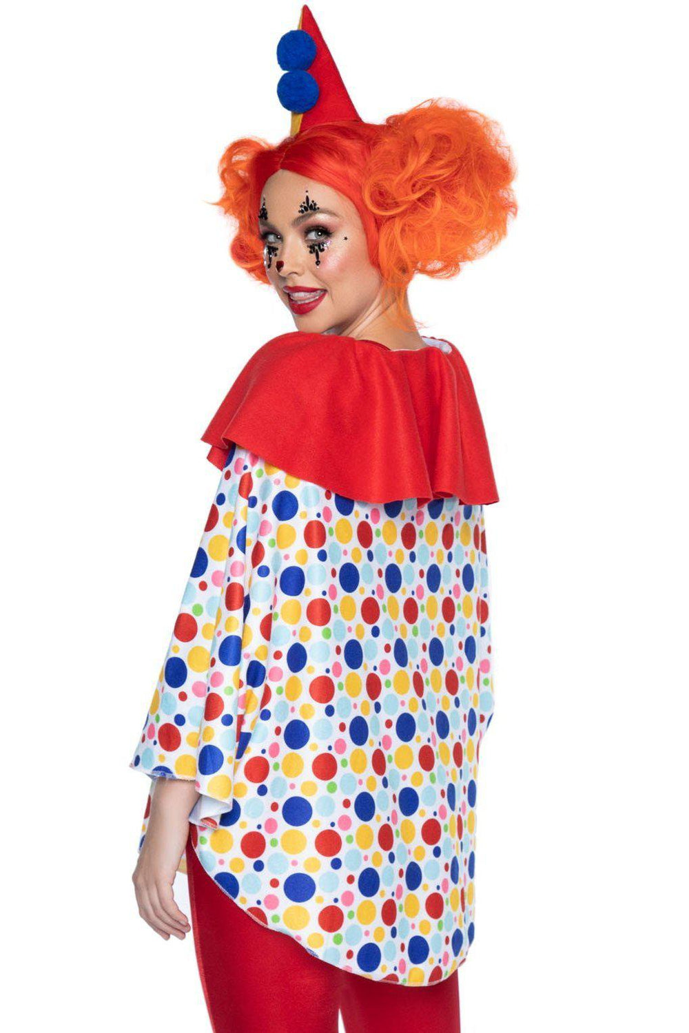 Clown Poncho Costume-Other Costumes-Leg Avenue-Multi-O/S-SEXYSHOES.COM