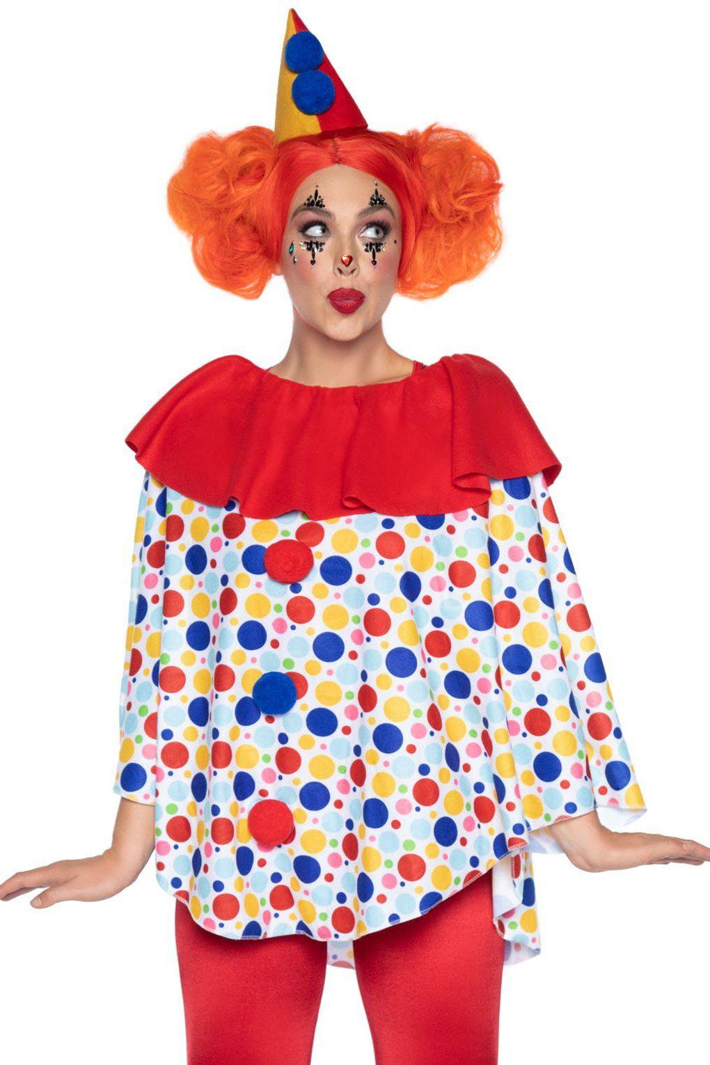 Clown Poncho Costume-Other Costumes-Leg Avenue-Multi-O/S-SEXYSHOES.COM