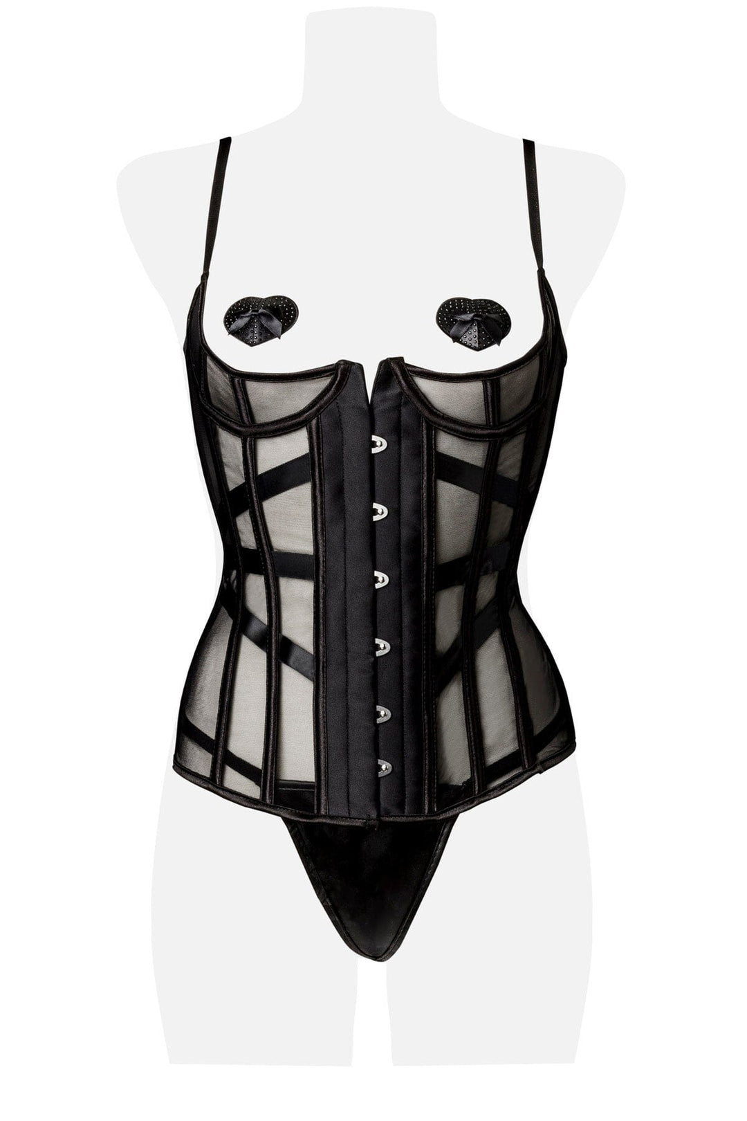 Corsage Set by Grey Velvet-Fetish Corsets-Grey Velvet-SEXYSHOES.COM