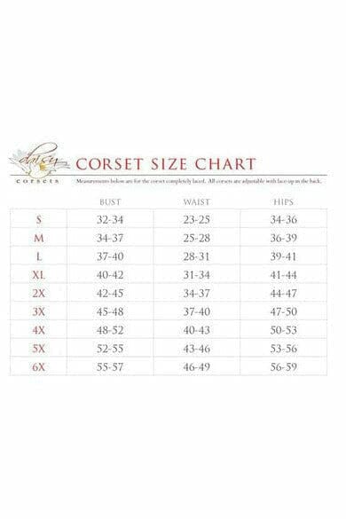 Daisy Corsets White/Silver Sequin 3 Layer Skirt in White 