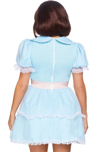 Leg Avenue 2 Piece Creepy Sibling Costume in Blue 
