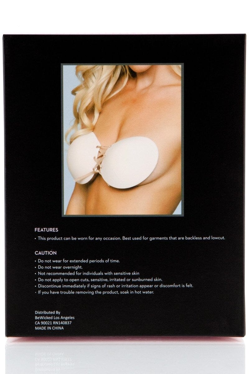 Criss-Cross Adhesive Bra