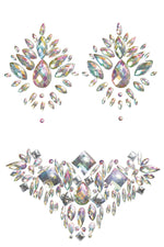 Crystal Rhinestone Flat Pasties / Body Jewel