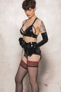 Patrice Catanzaro Crystal Shorty Vinyl in Black 