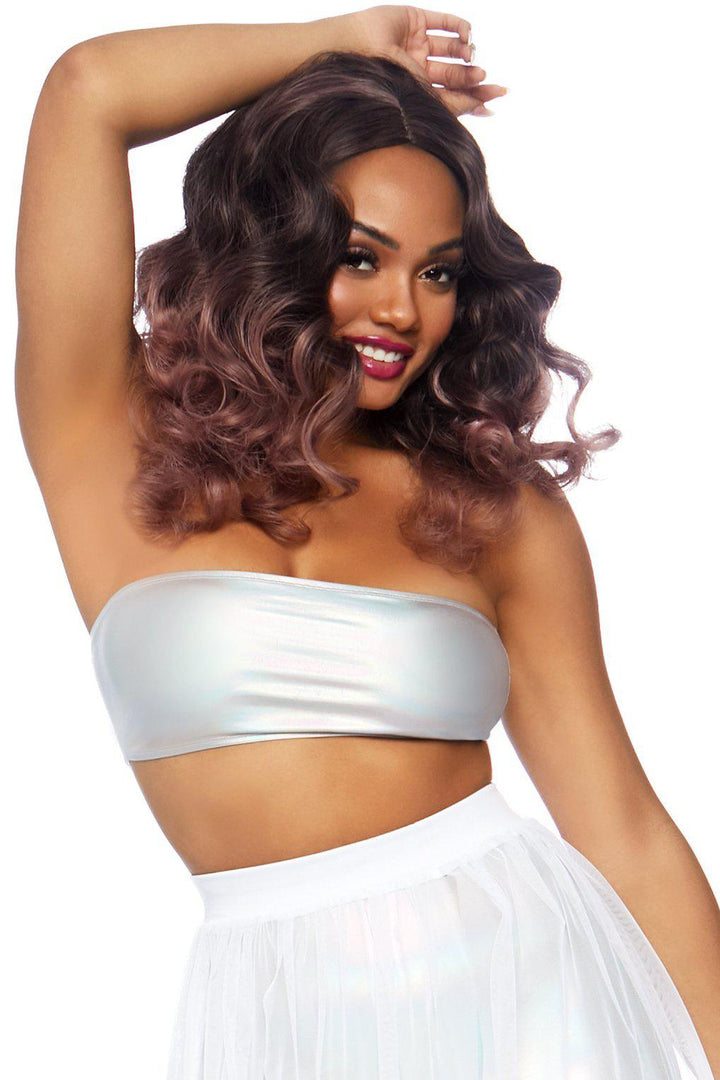 Curly Ombre Long Bob Wig