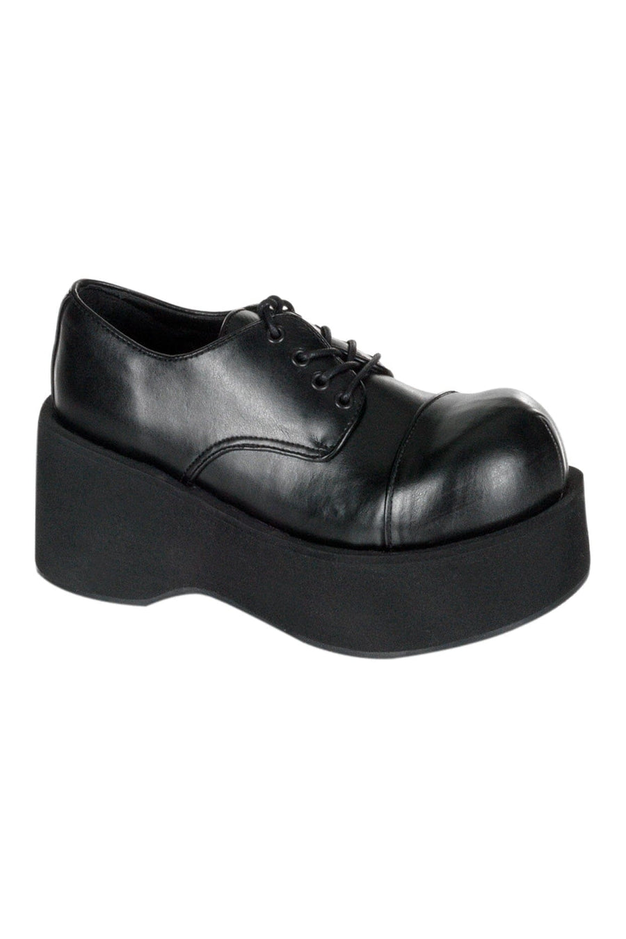 Demonia DANK-101 Black Vegan Leather Cyber Shoe in Black Vegan Leather from SexyShoes.com