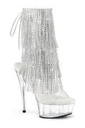 DELIGHT-1017RSF Clear Vinyl Ankle Boot
