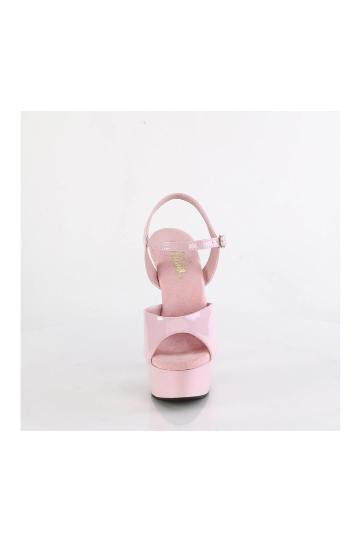 DELIGHT-609 Pink Patent Sandal
