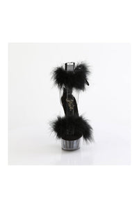 Pleaser DELIGHT-624F Clear Vinyl Sandal in Clear Vinyl