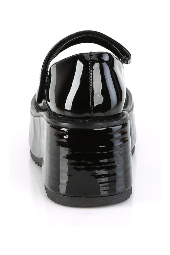 Demonia DOLLIE-01 Black Patent Mary Janes in Black Patent