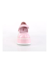 Demonia DOLLIE-01 Pink Hologram Patent Mary Janes in Pink Hologram Patent