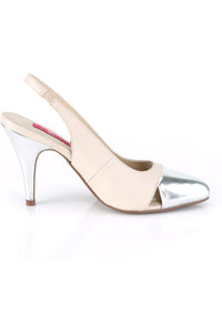 DREAM-405 Pumps | Nude Faux Leather-Pumps-Pleaser Pink Label-SEXYSHOES.COM