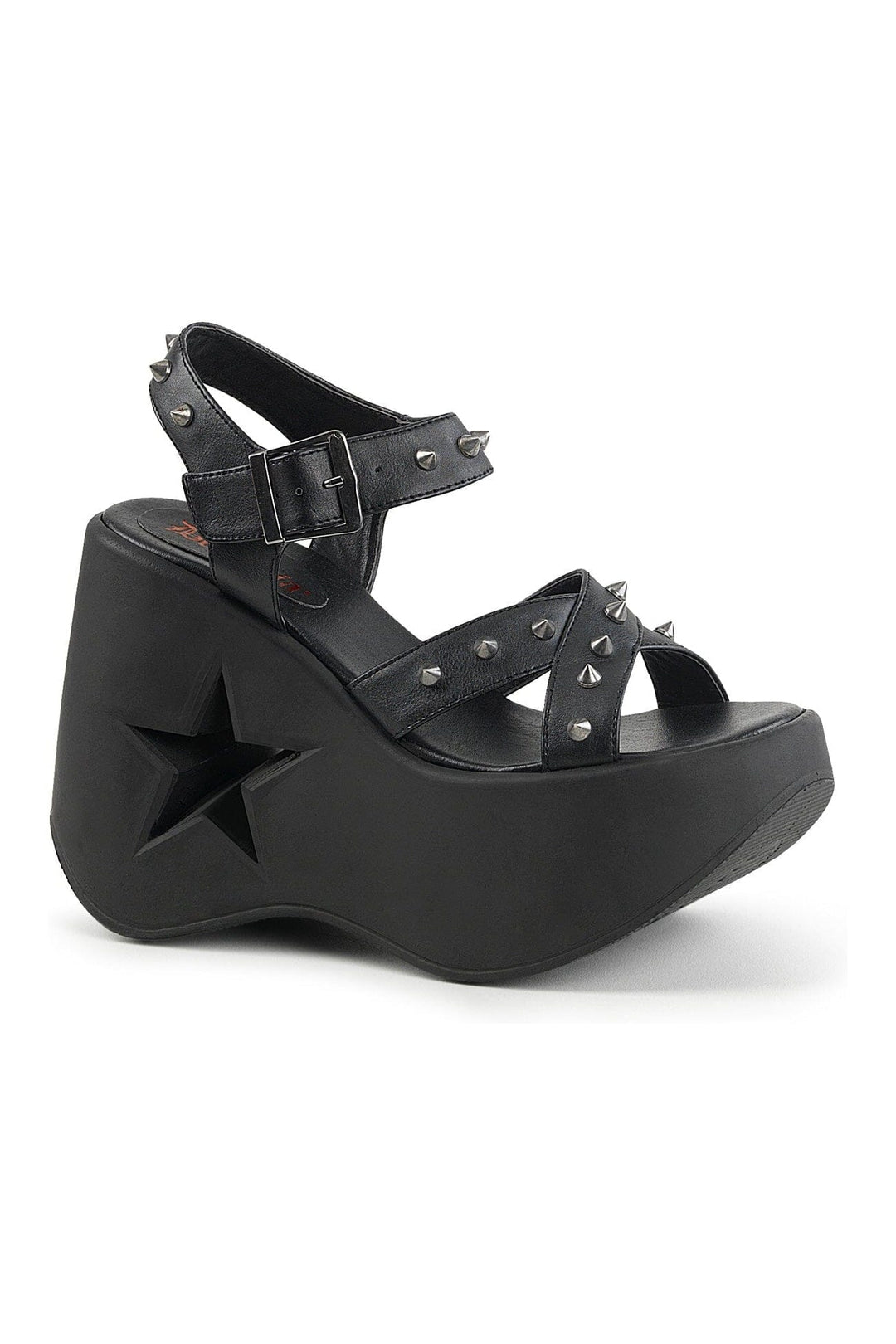 DYNAMITE-02 Black Vegan Leather Sandal-Sandals-Demonia-Black-11-Vegan Leather-SEXYSHOES.COM