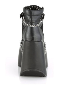 DYNAMITE-101 Black Hologram Patent Ankle Boot-Ankle Boots-Demonia-SEXYSHOES.COM