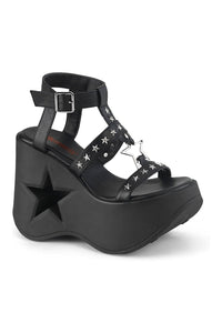 Demonia DYNAMITE-12 Black Vegan Leather Sandal in Black Vegan Leather from SexyShoes.com