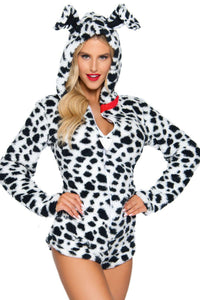 Leg Avenue Darling Dalmatian Costume in Black 