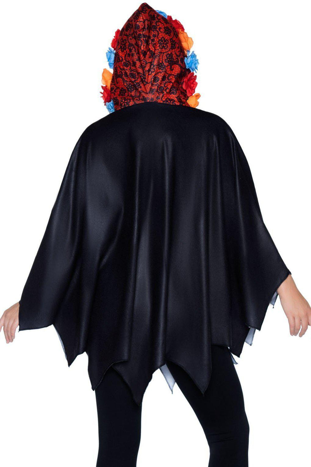 Day of the Dead Poncho Costume-Other Costumes-Leg Avenue-Multi-O/S-SEXYSHOES.COM